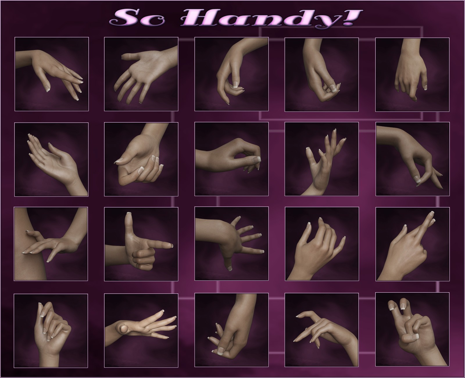 So Handy ! - Hands poses G9F-G8F-G3F by N/A