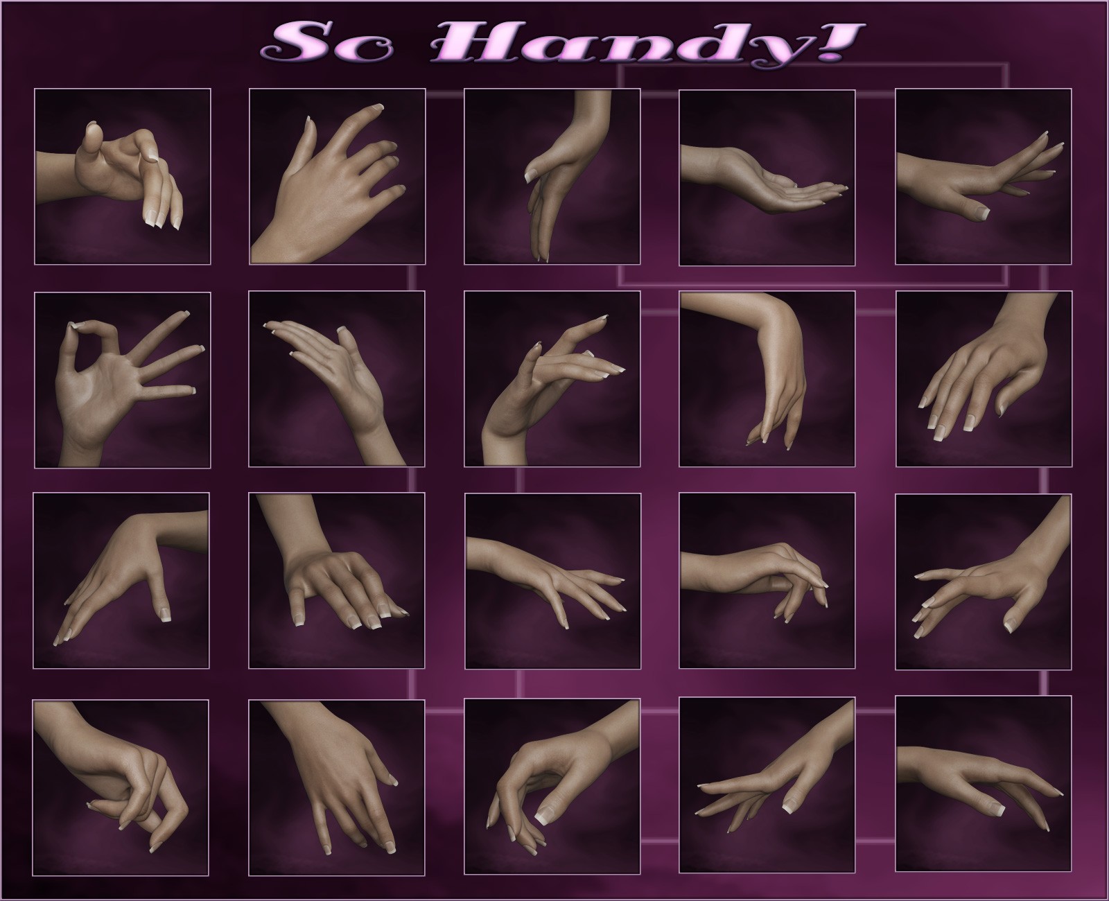 So Handy ! - Hands poses G9F-G8F-G3F by N/A