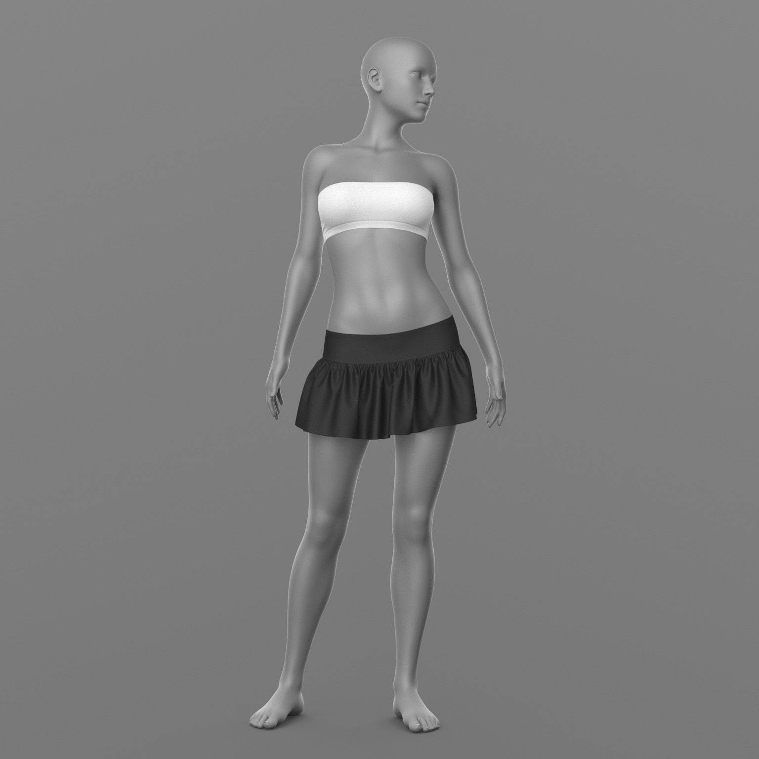 Skirt and Top G8 Female by N/A