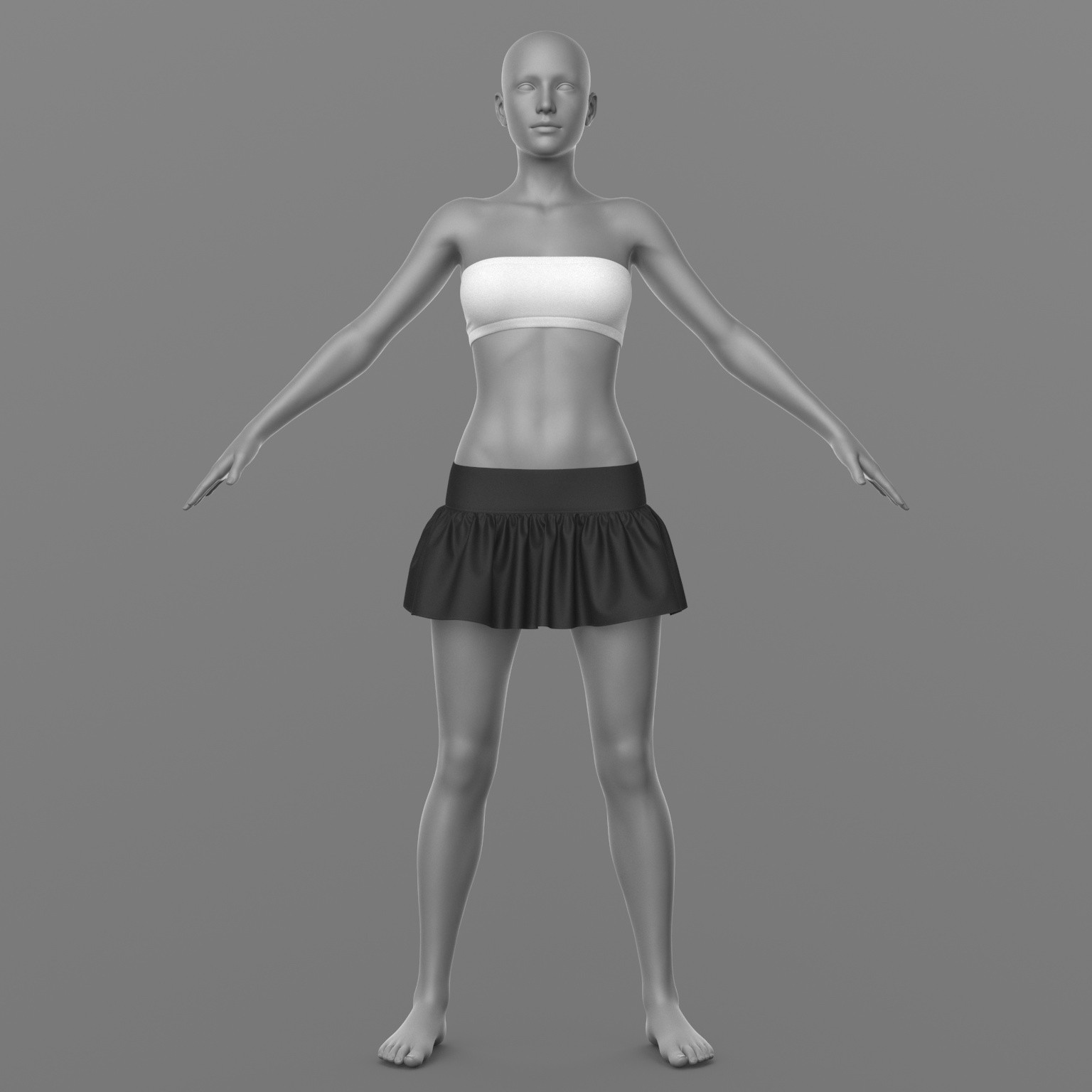 Skirt and Top G8 Female by N/A