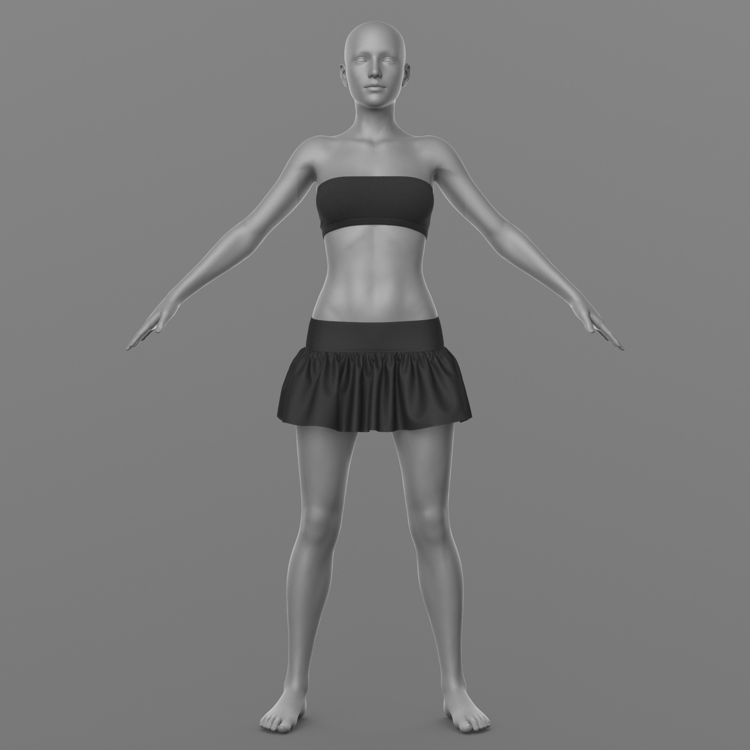Skirt and Top G8 Female by N/A