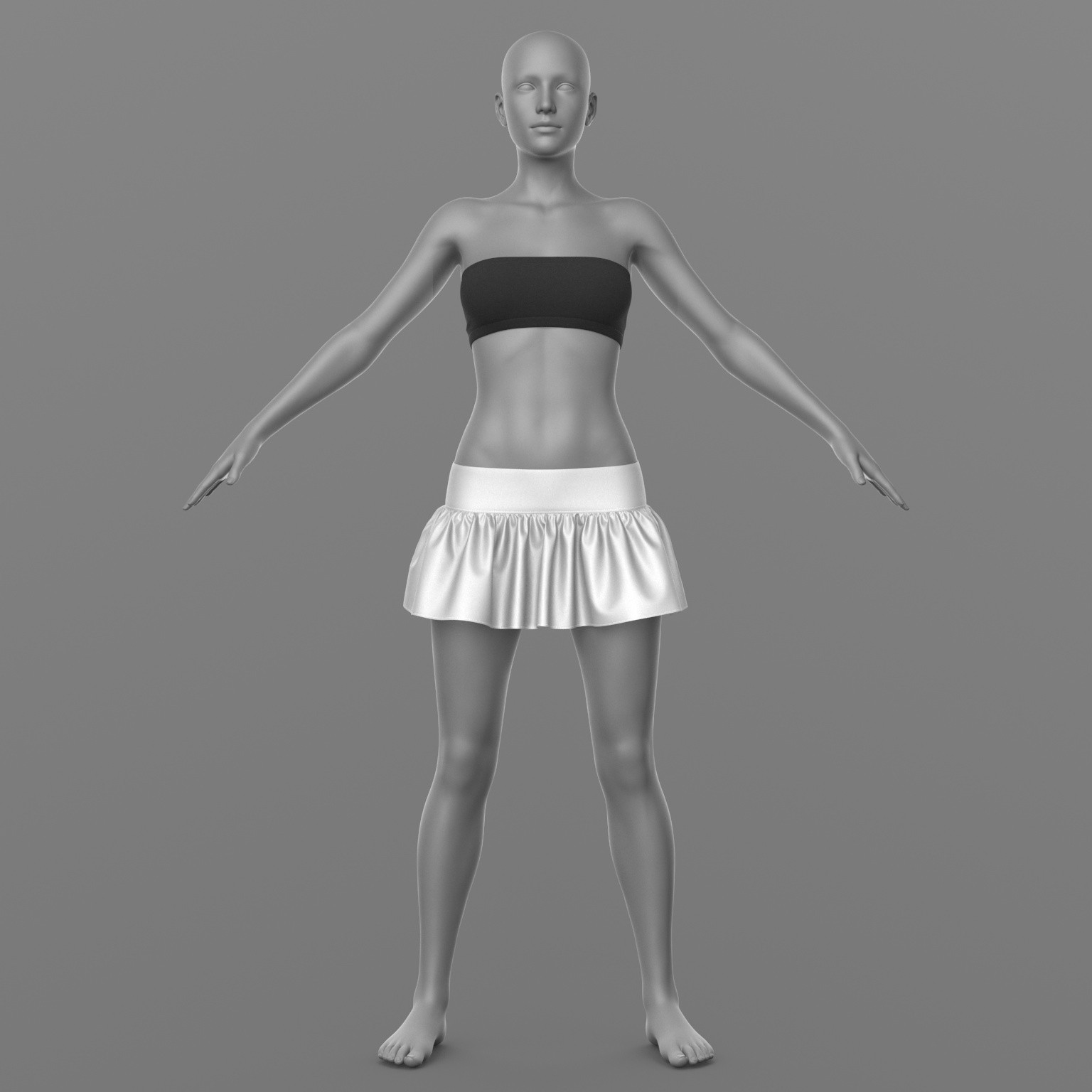 Skirt and Top G8 Female by N/A