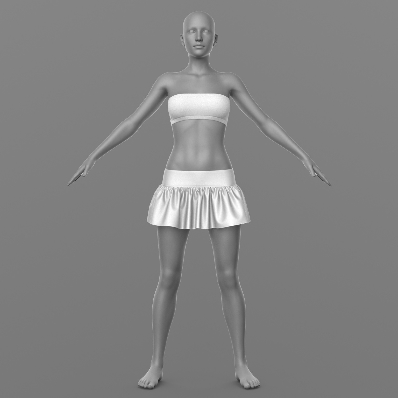 Skirt and Top G8 Female by N/A