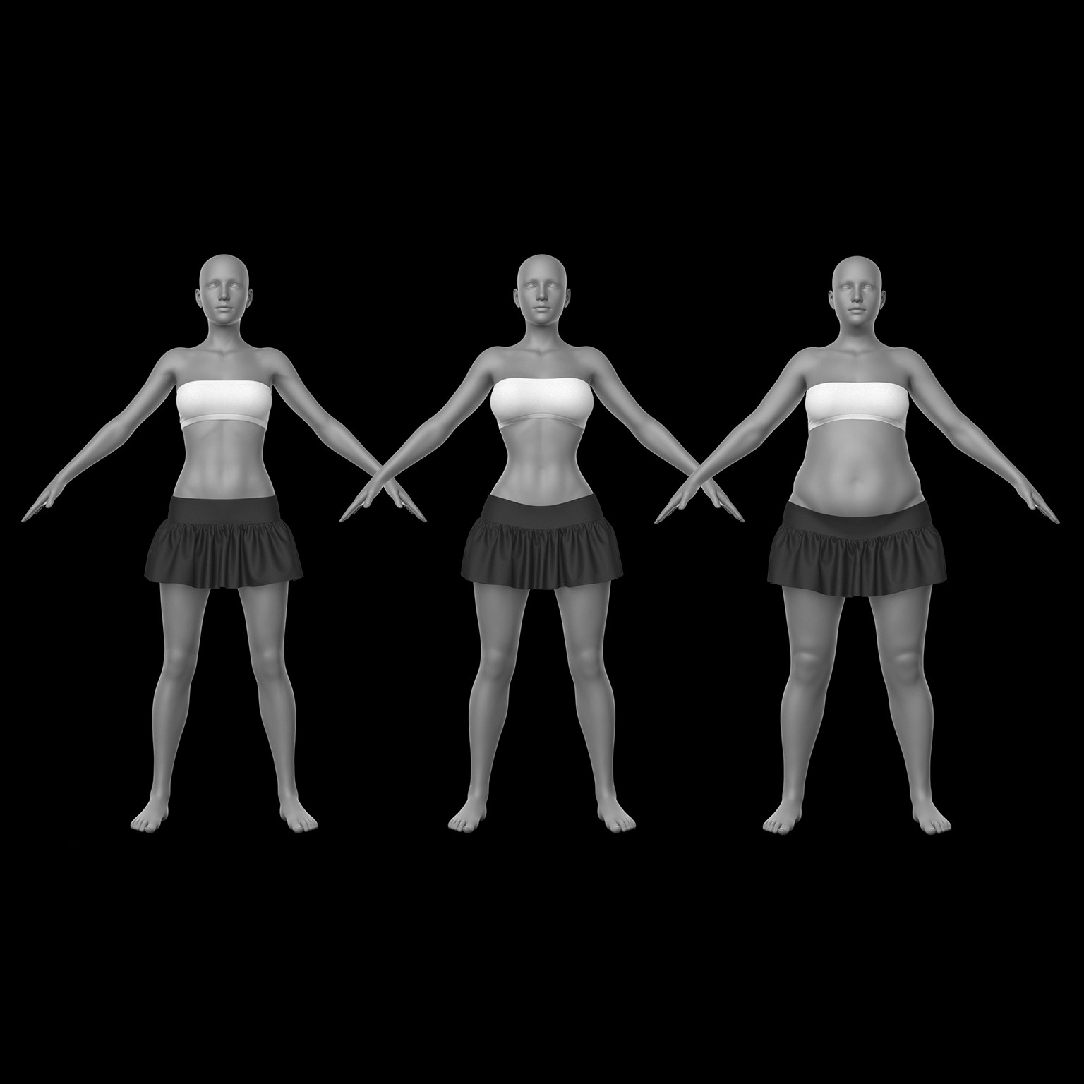 Skirt and Top G8 Female by N/A