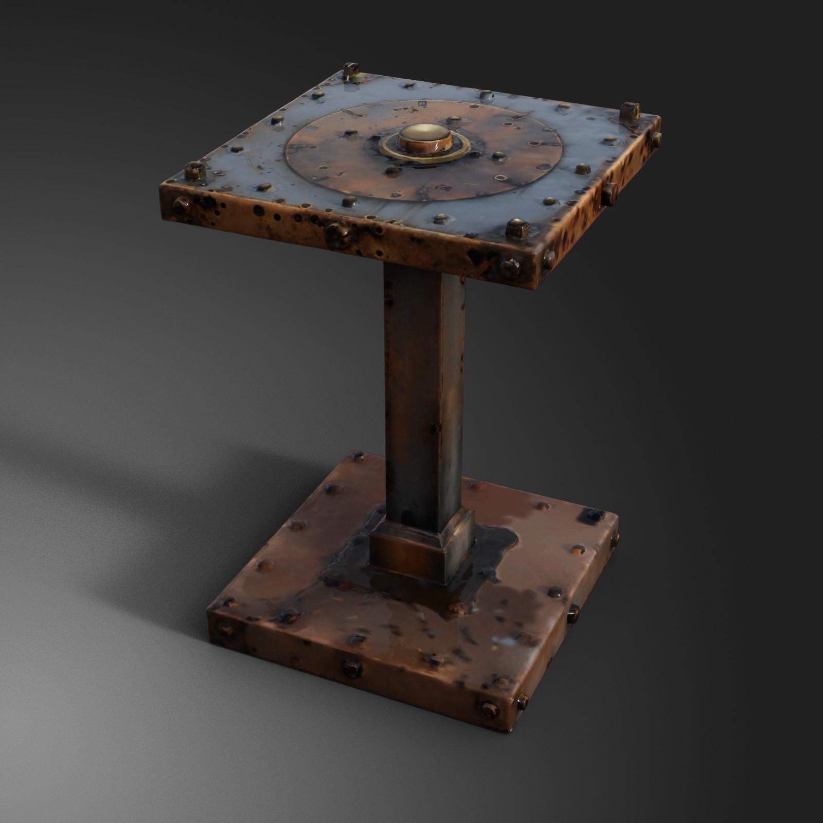 Steampunk Display Pedestals by N/A