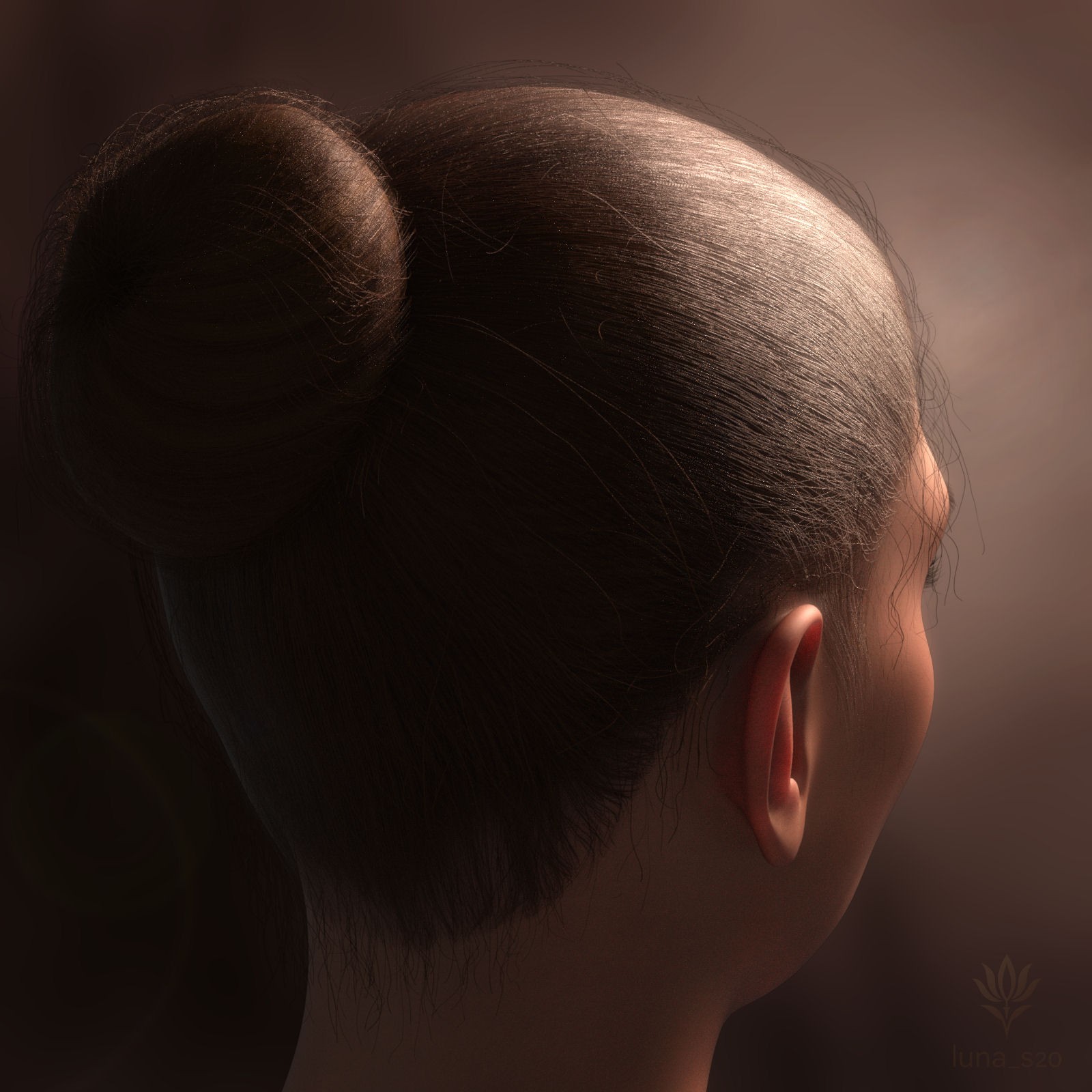 Updo Hair by N/A