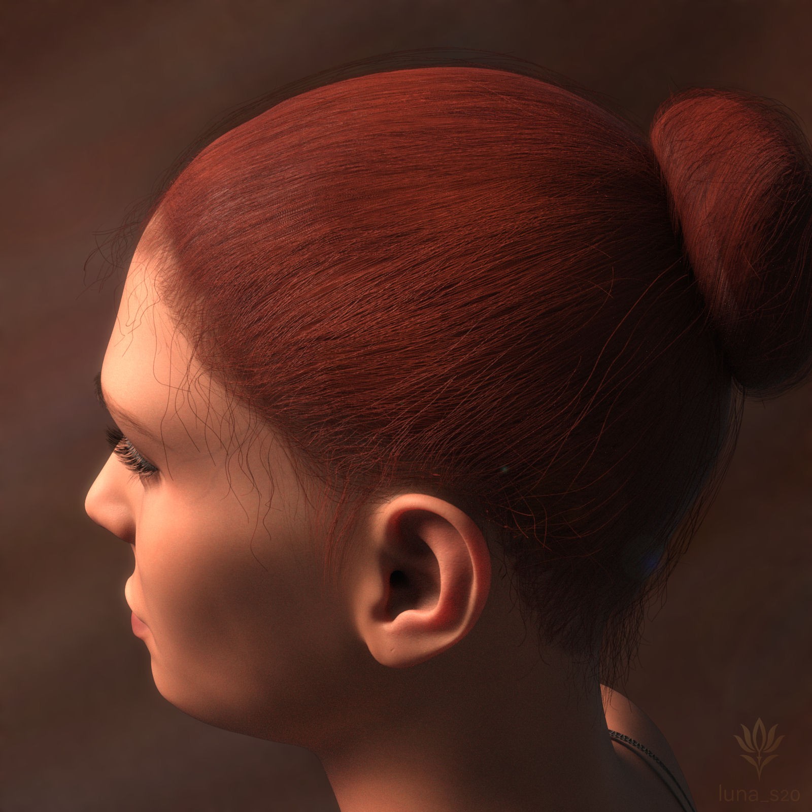 Updo Hair by N/A