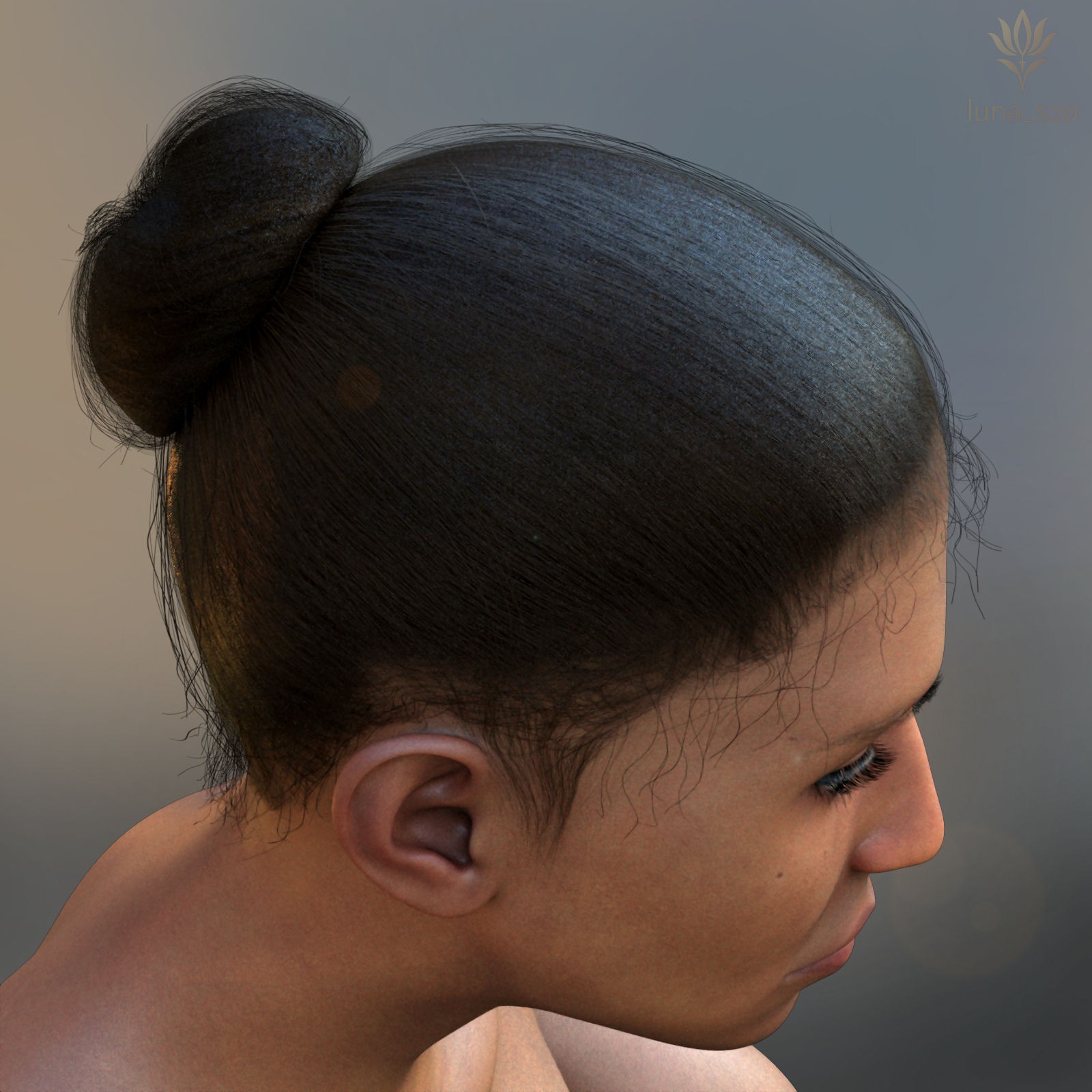 Updo Hair by N/A