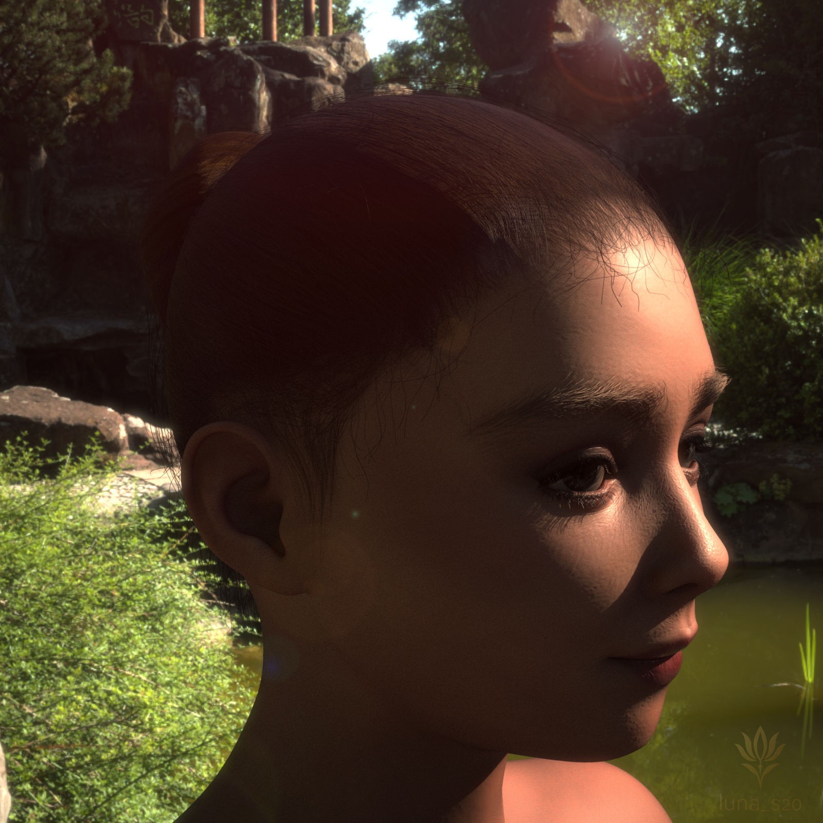 Updo Hair by N/A