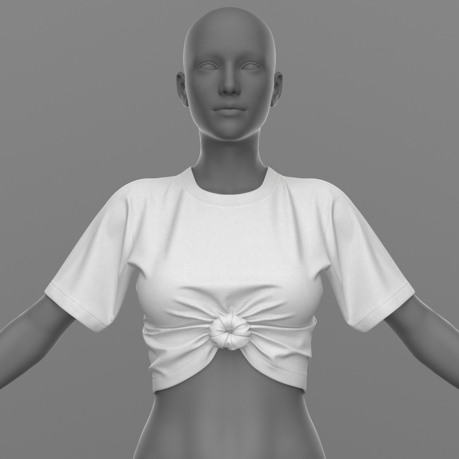 Shirt Knot G8.1 Female by N/A