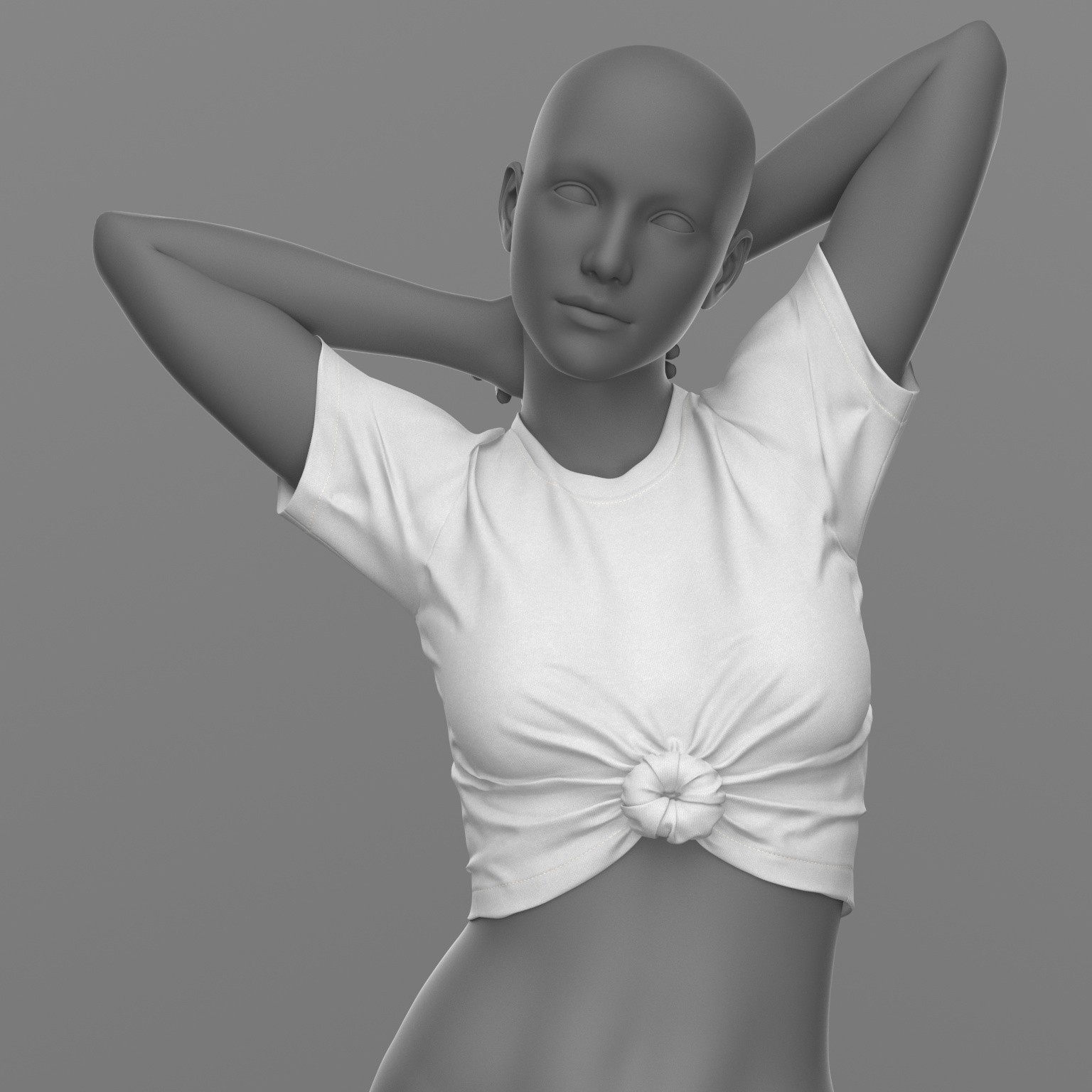 Shirt Knot G8.1 Female by N/A