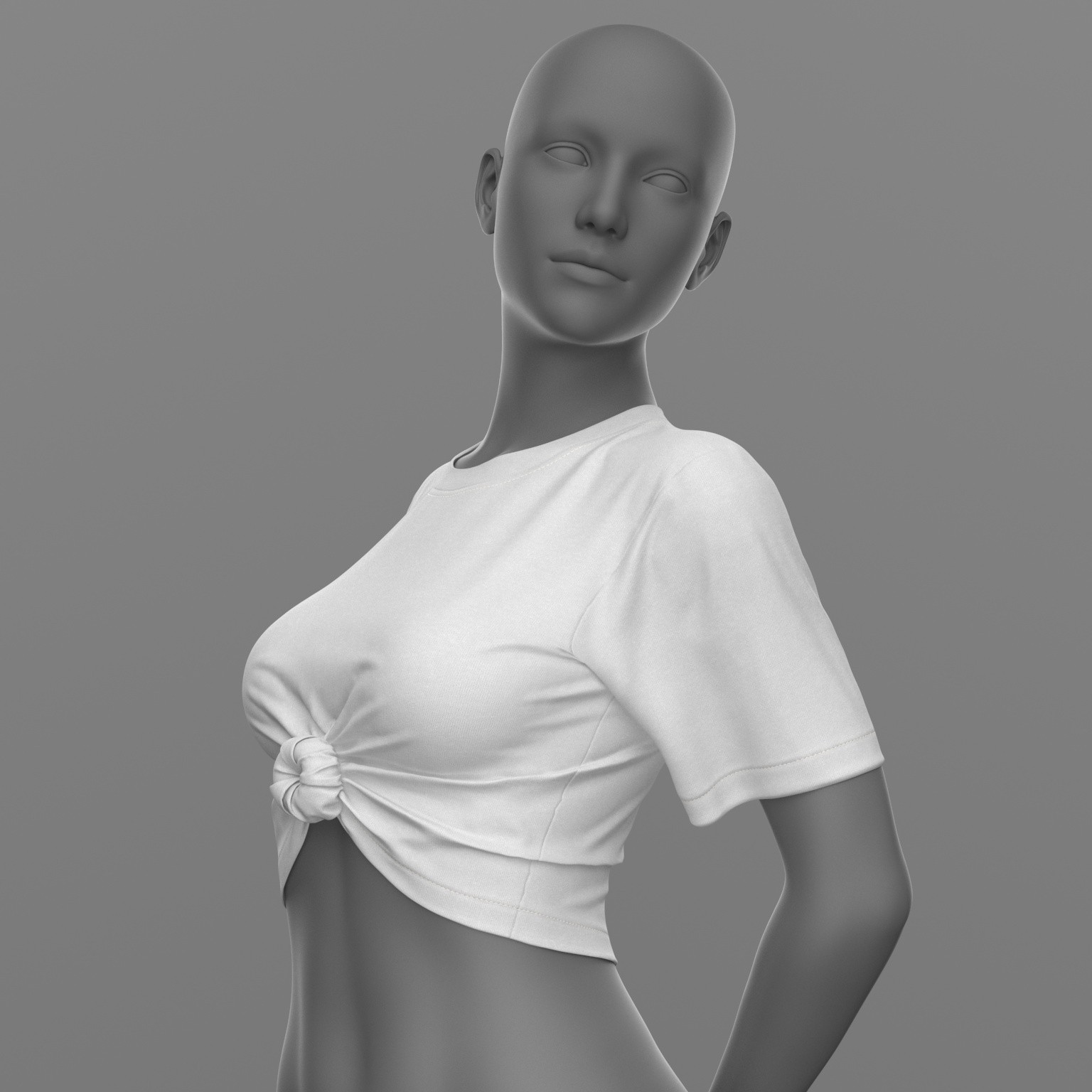 Shirt Knot G8.1 Female by N/A