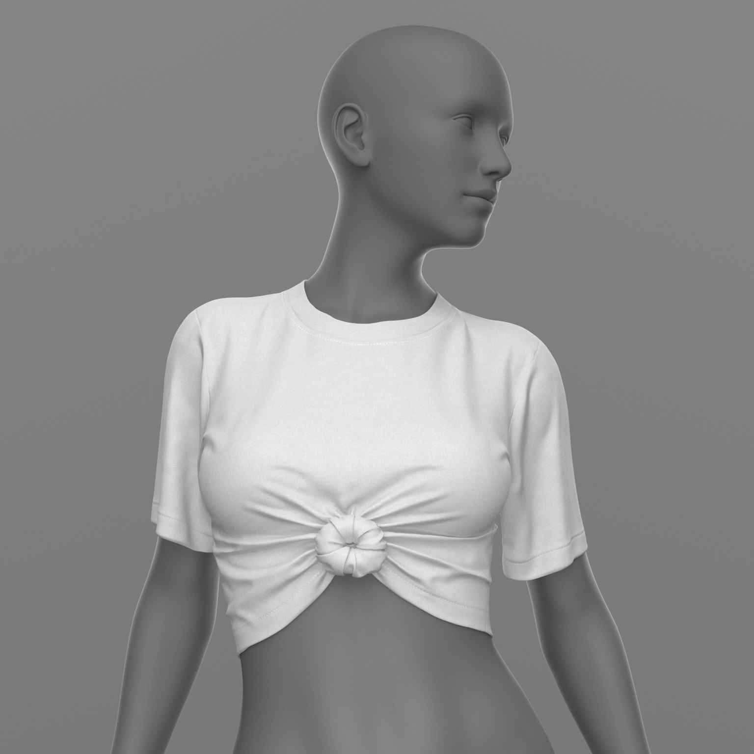 Shirt Knot G8.1 Female by N/A