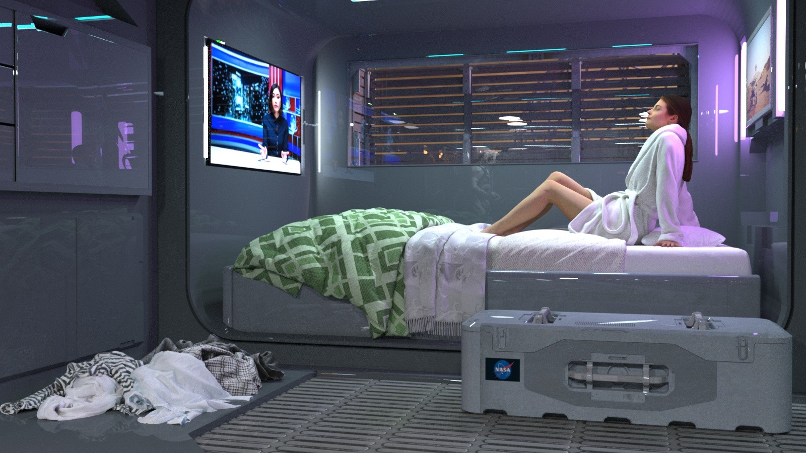 Mars Base A12 for DAZ by N/A