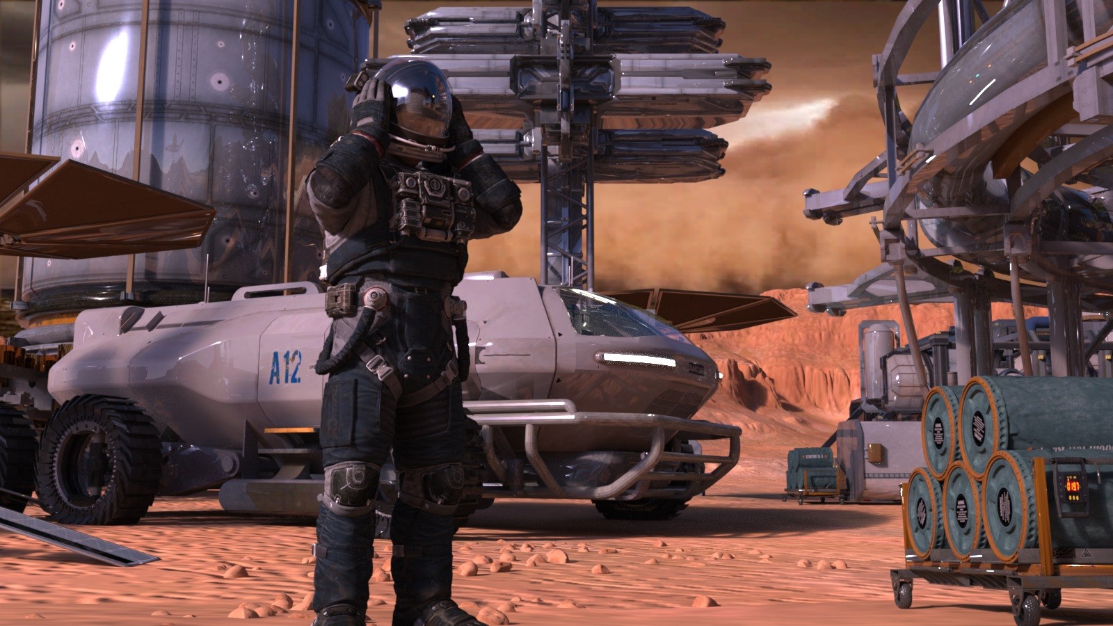 Mars Base A12 for DAZ by N/A