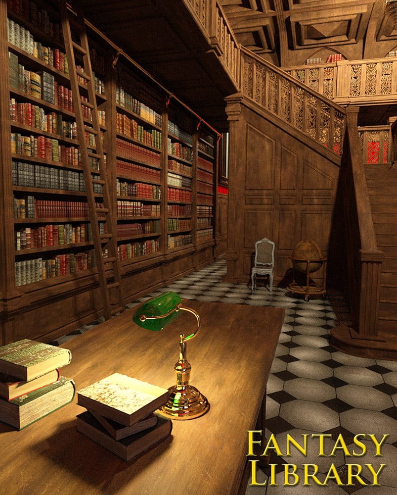 Fantasy Library for Daz Studio by N/A