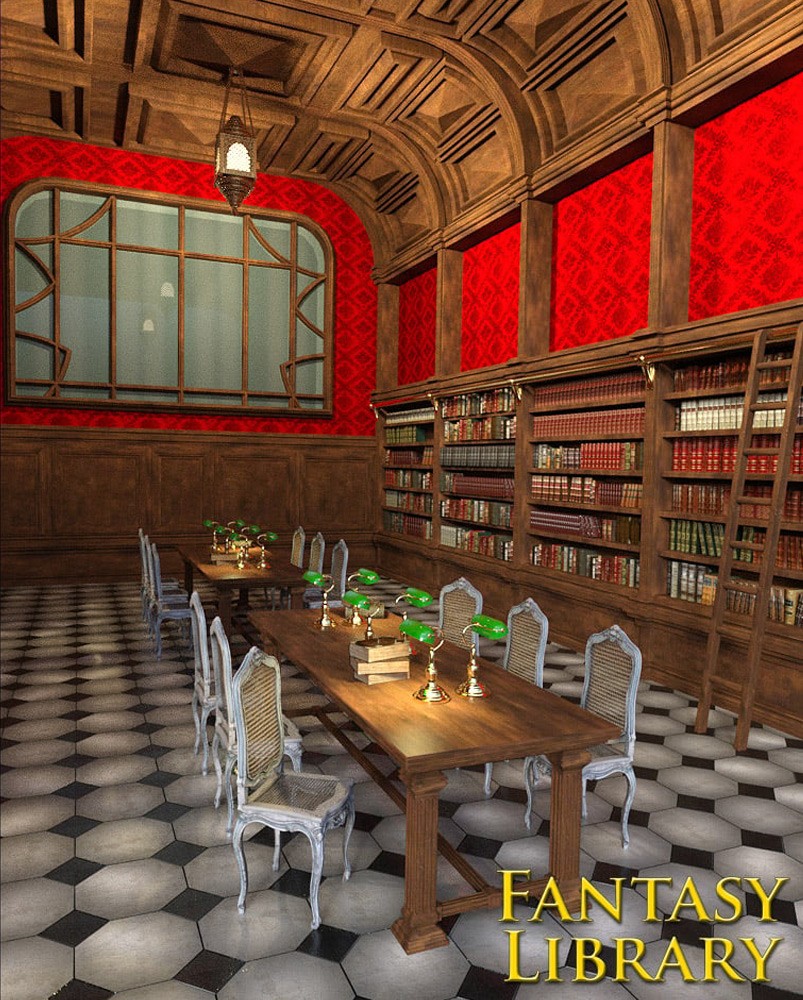Fantasy Library for Daz Studio by N/A