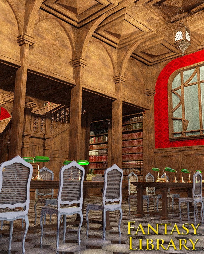 Fantasy Library for Daz Studio by N/A