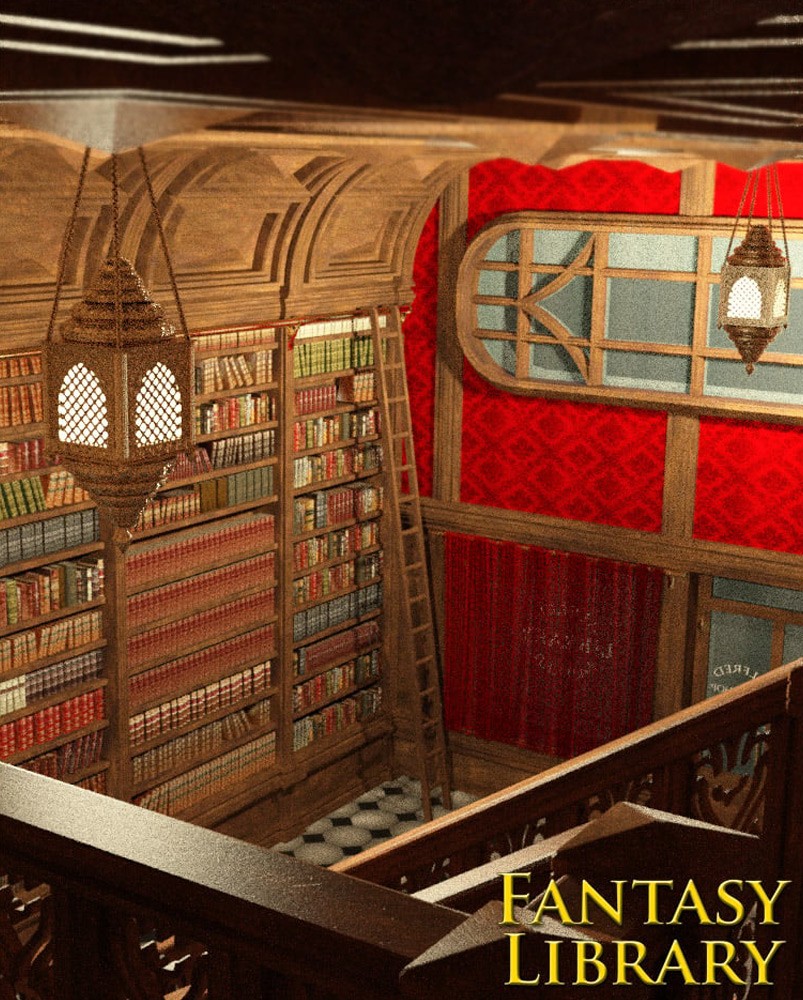 Fantasy Library for Daz Studio by N/A