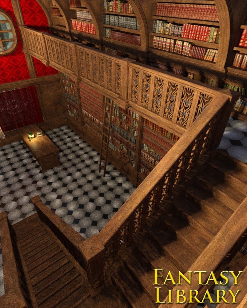 Fantasy Library for Daz Studio by N/A