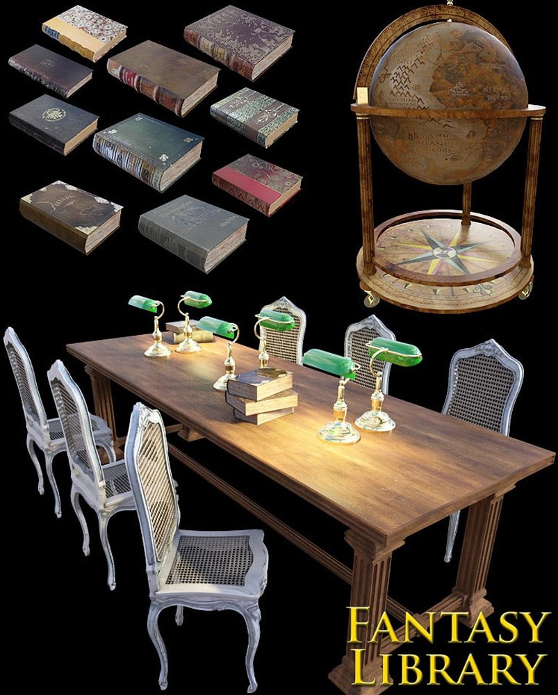 Fantasy Library for Daz Studio by N/A