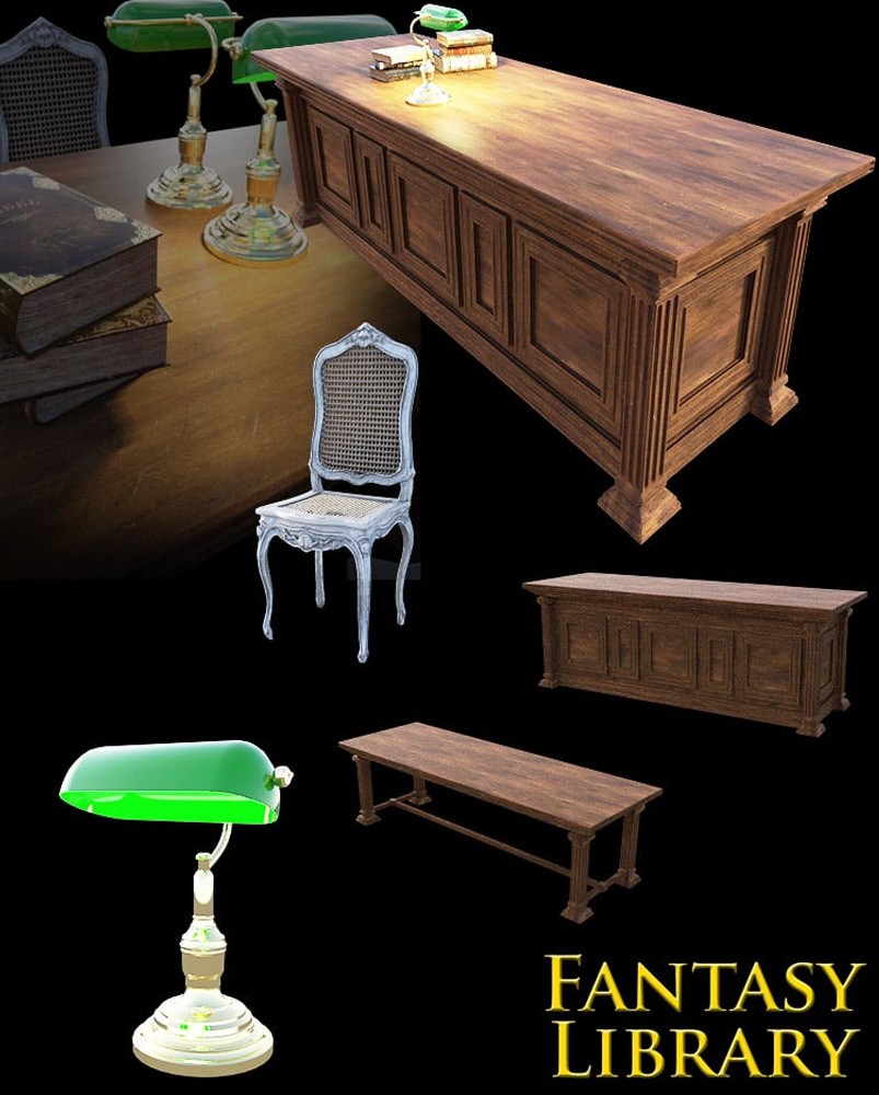 Fantasy Library for Daz Studio by N/A