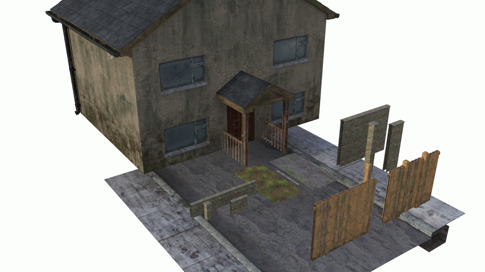 HF3D Abandoned House Set by N/A