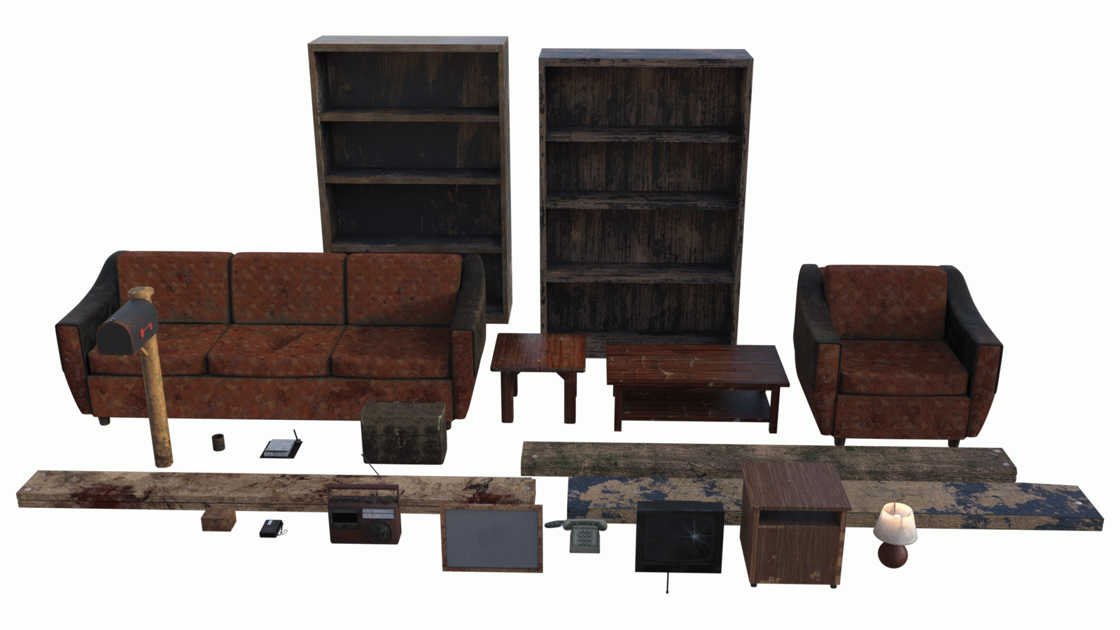 HF3D Abandoned House Set by N/A