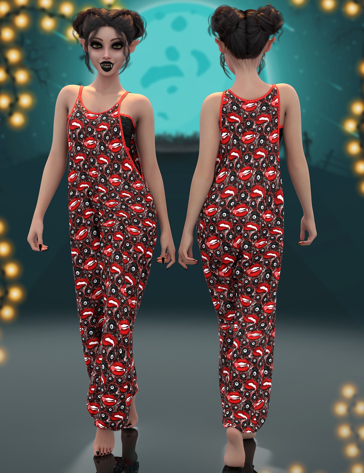Lil Punkin for dForce Layz Dayz for Genesis 9 and 8 Female by N/A