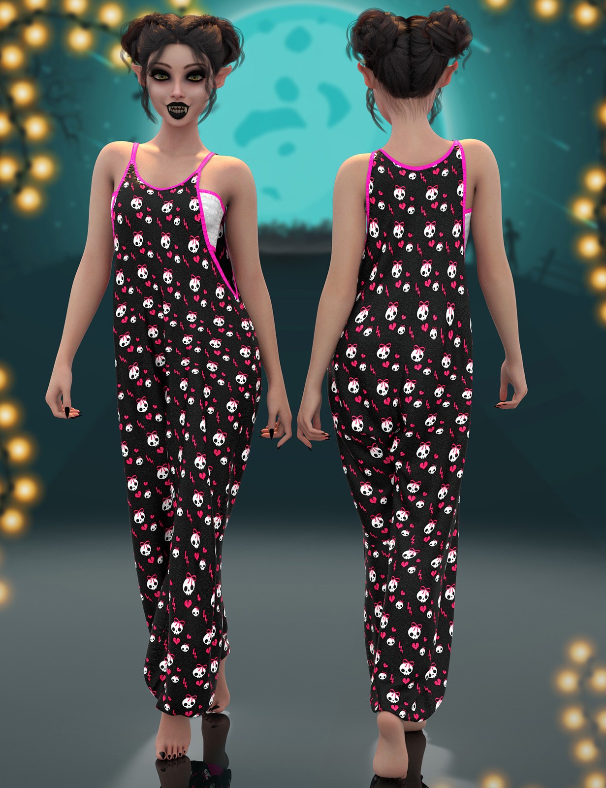 Lil Punkin for dForce Layz Dayz for Genesis 9 and 8 Female by N/A