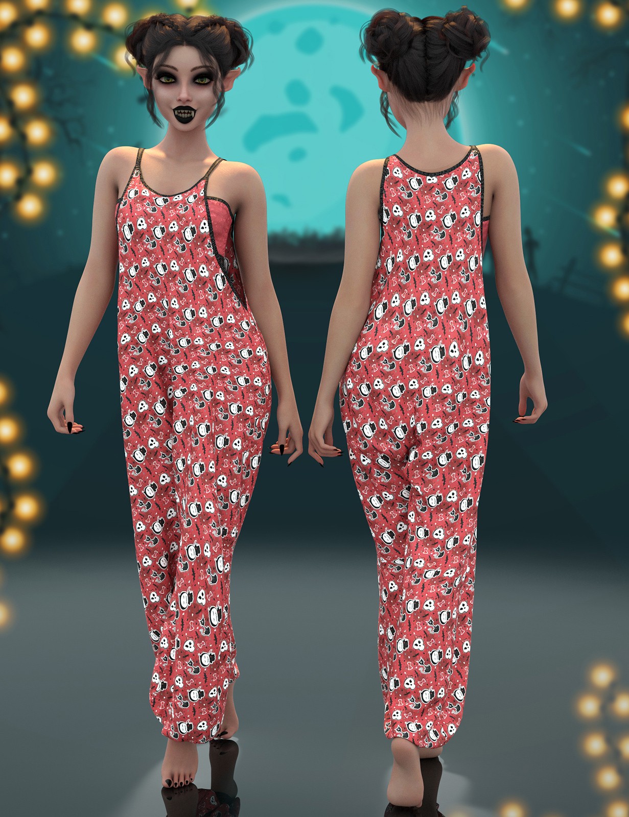 Lil Punkin for dForce Layz Dayz for Genesis 9 and 8 Female by N/A