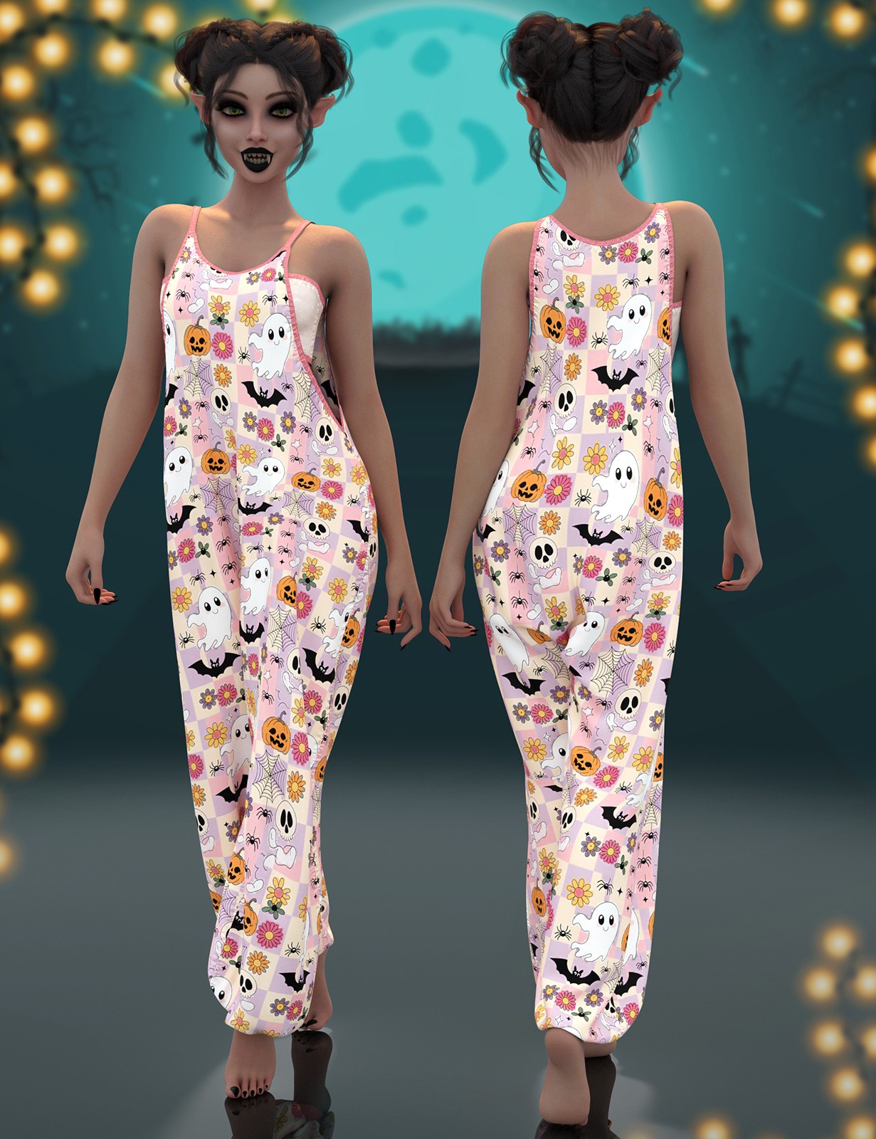 Lil Punkin for dForce Layz Dayz for Genesis 9 and 8 Female by N/A