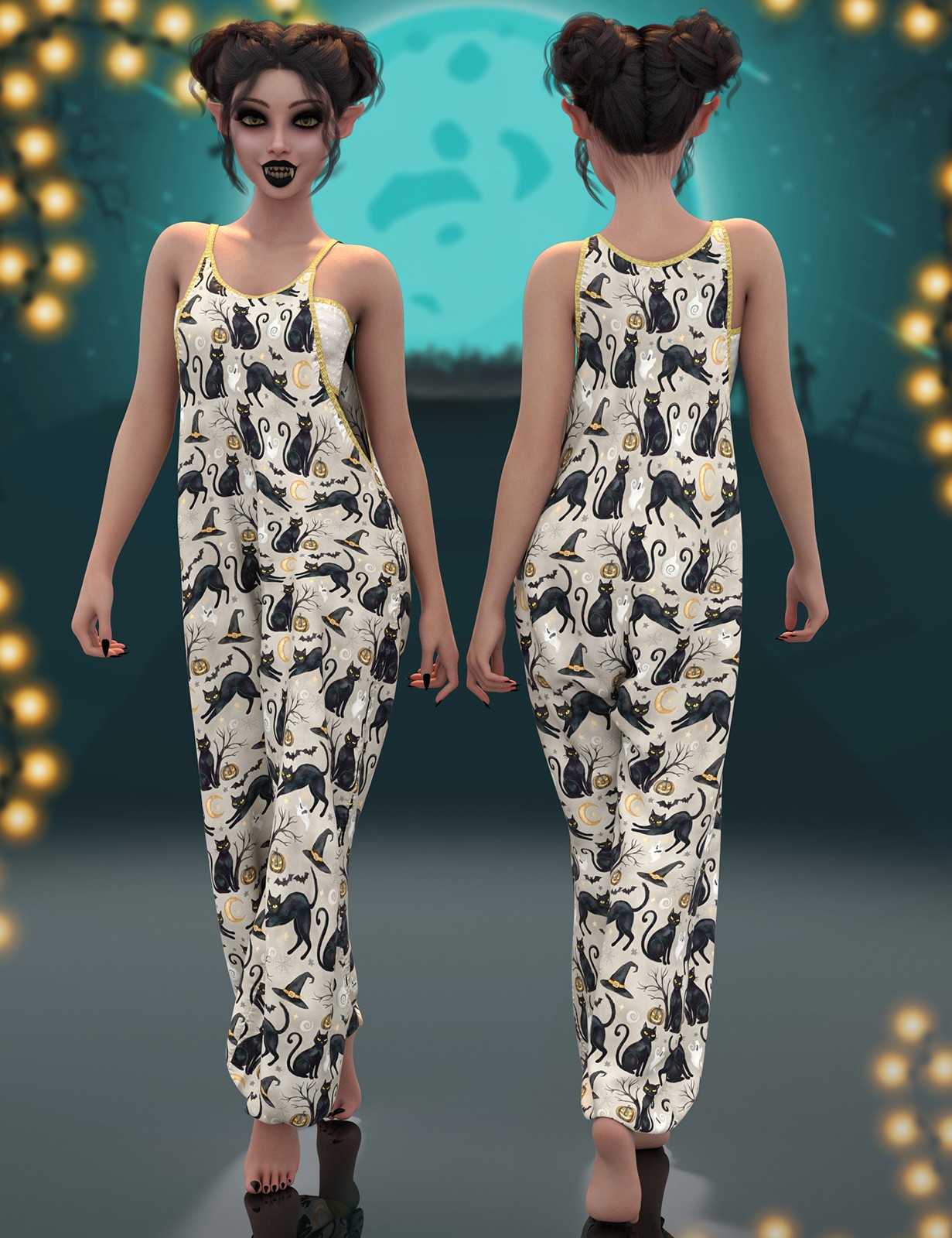 Lil Punkin for dForce Layz Dayz for Genesis 9 and 8 Female by N/A