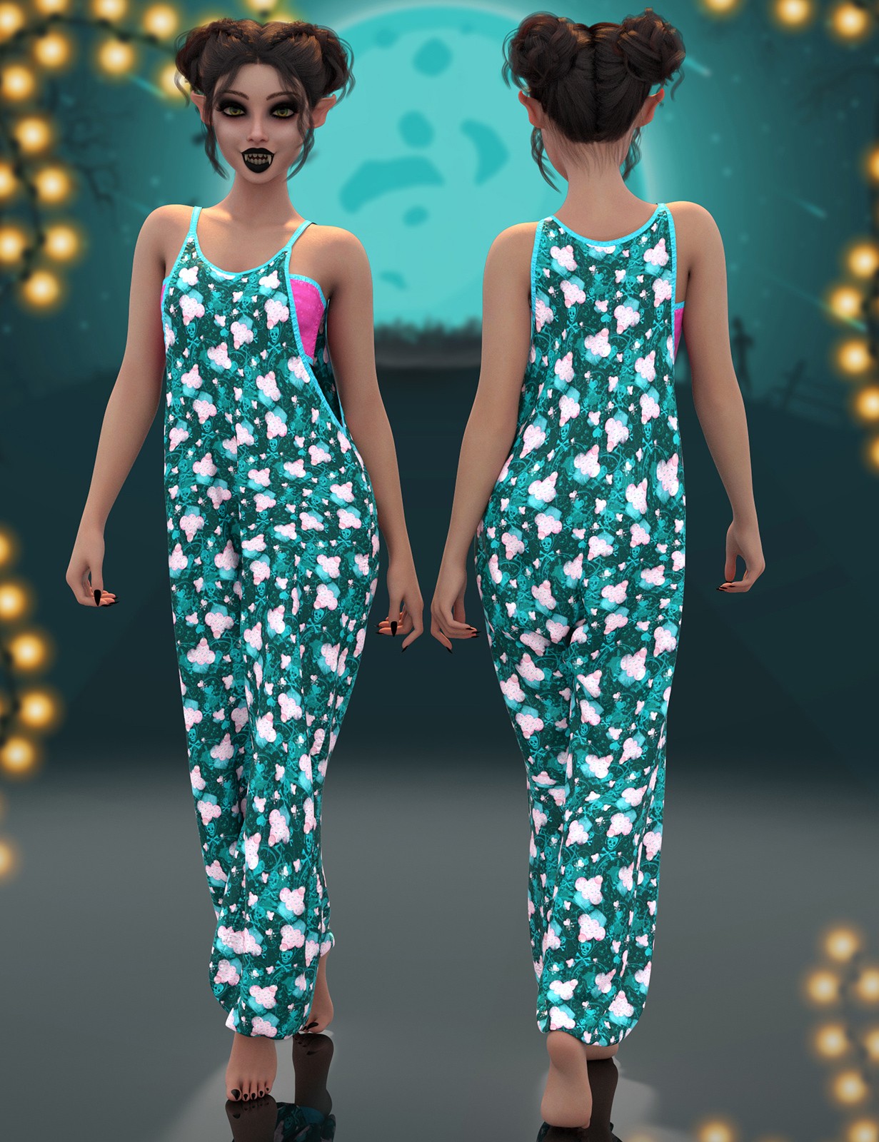 Lil Punkin for dForce Layz Dayz for Genesis 9 and 8 Female by N/A
