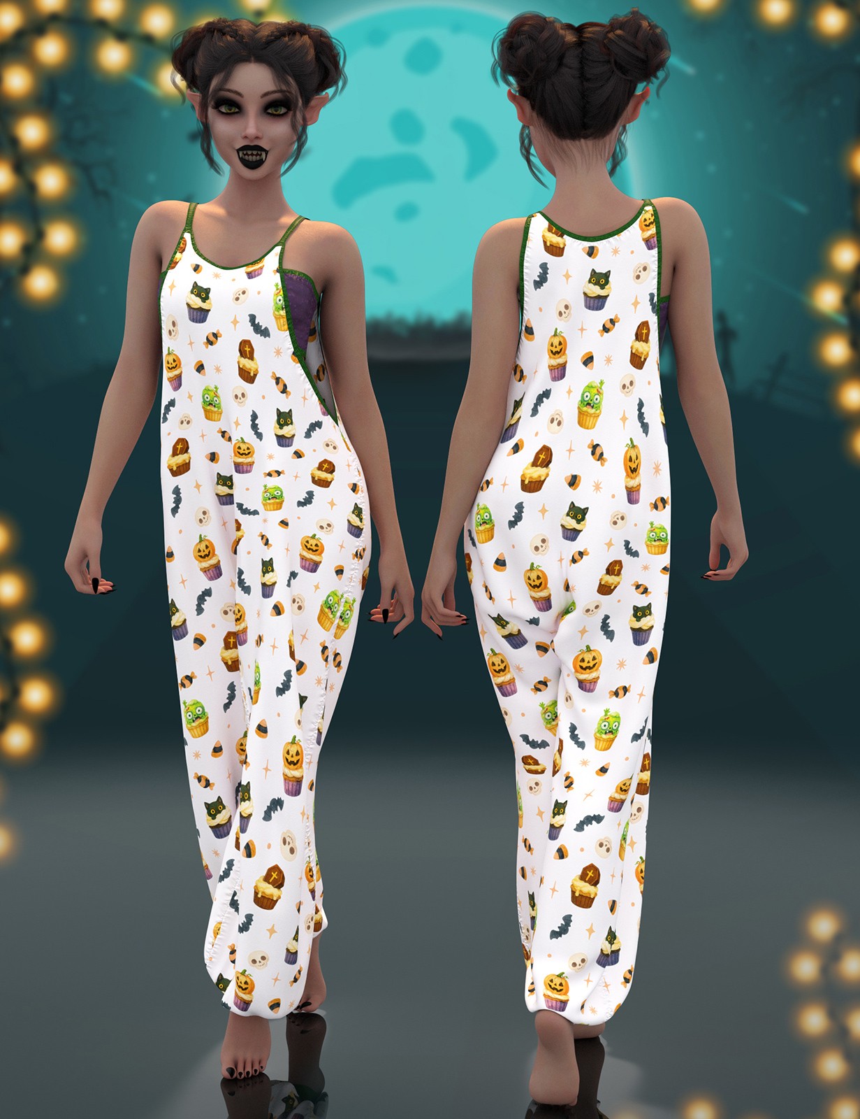 Lil Punkin for dForce Layz Dayz for Genesis 9 and 8 Female by N/A