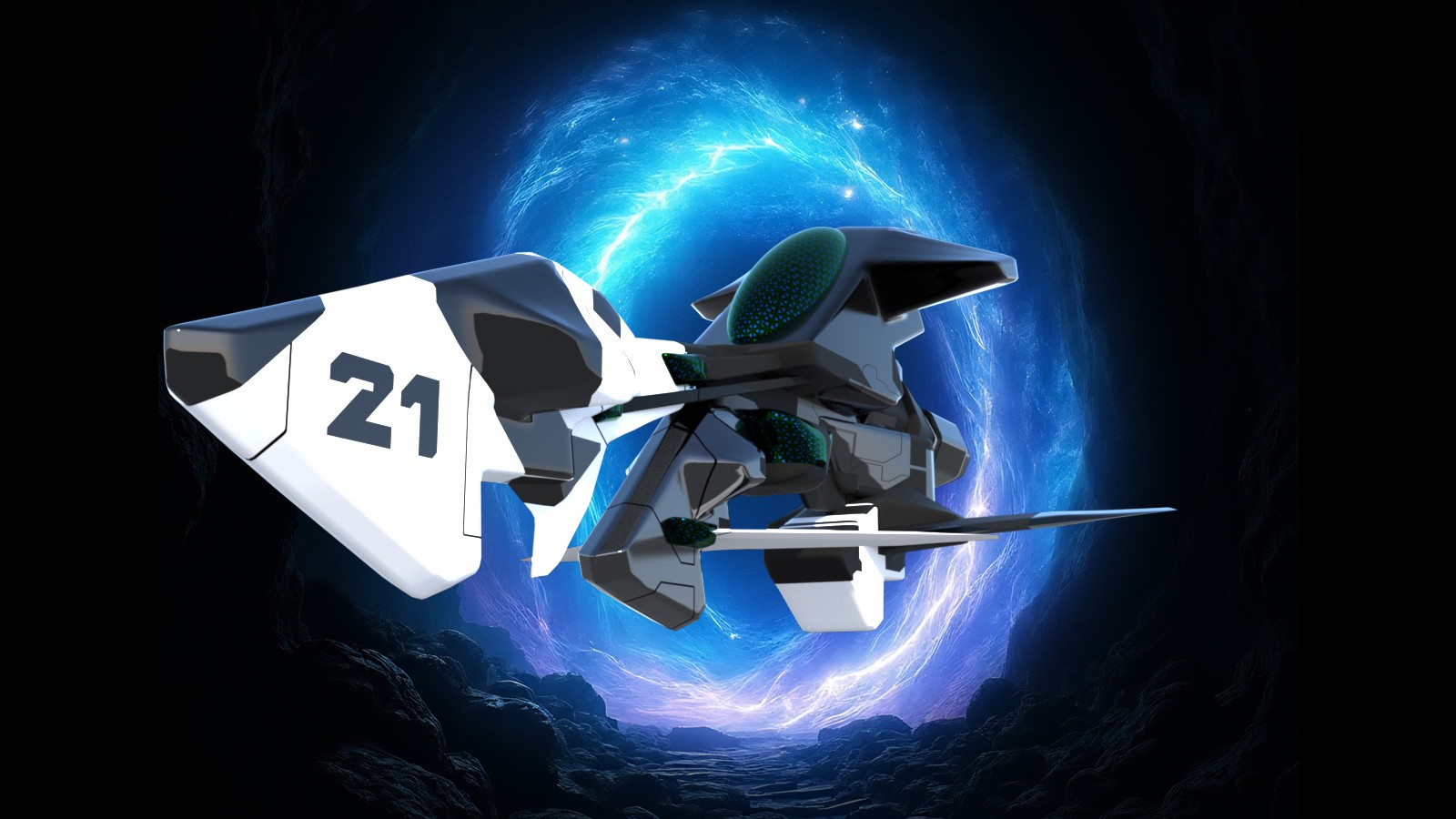 Sci-fi Racing Vehicle by N/A