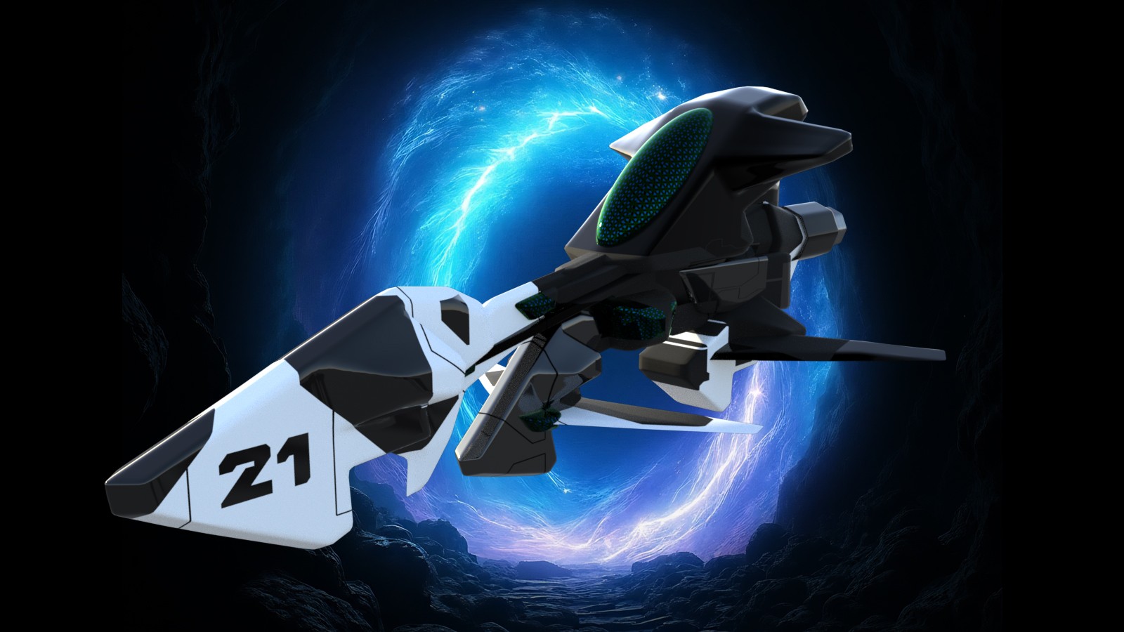 Sci-fi Racing Vehicle by N/A