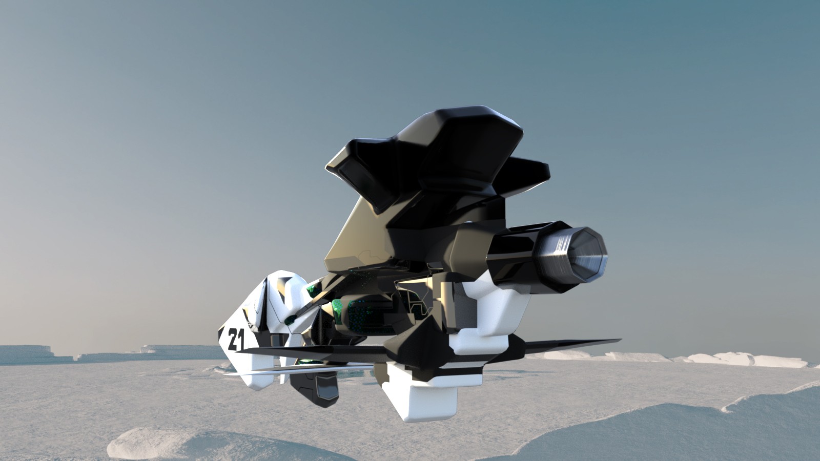 Sci-fi Racing Vehicle by N/A