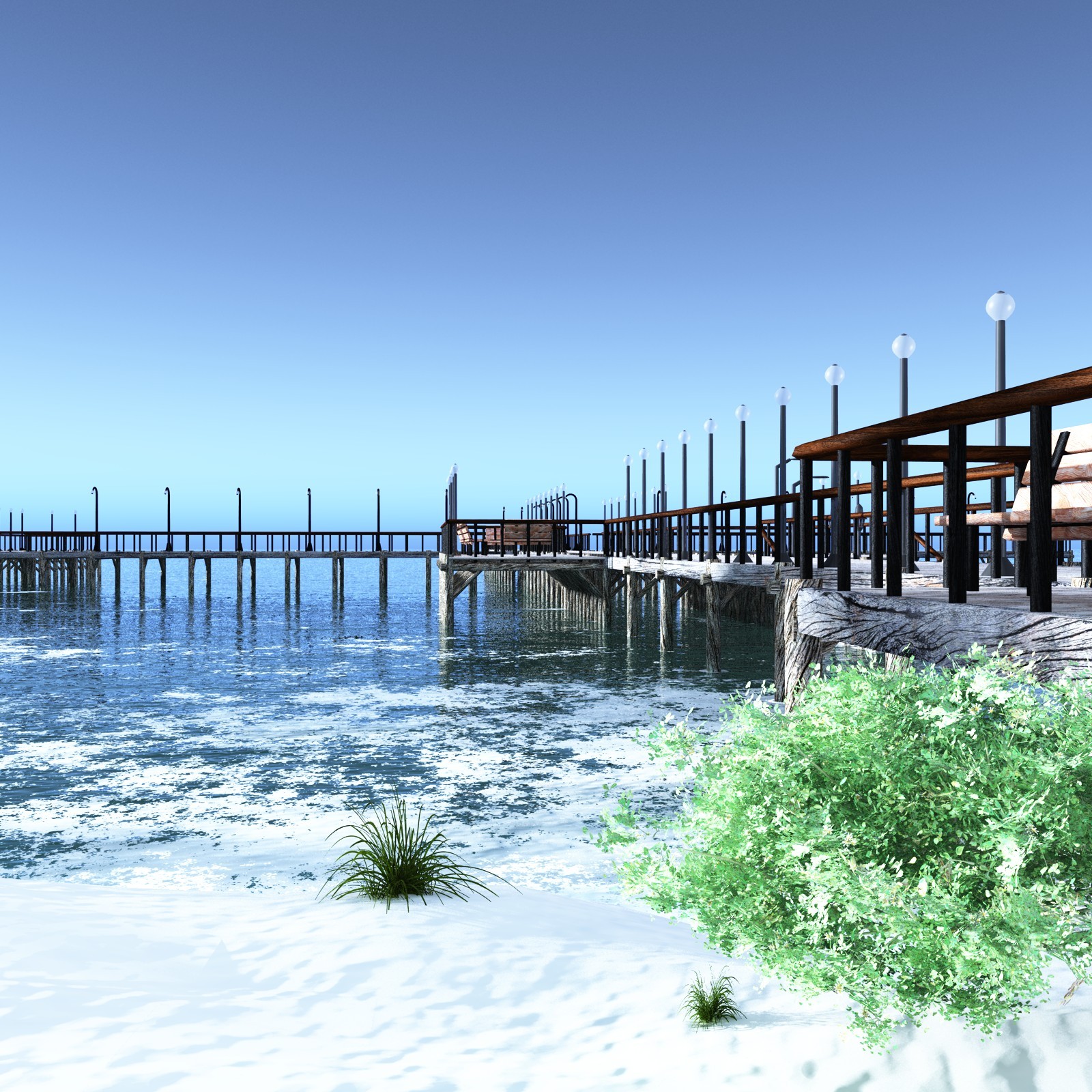 EVERYPlant Modular Pier for Poser by N/A