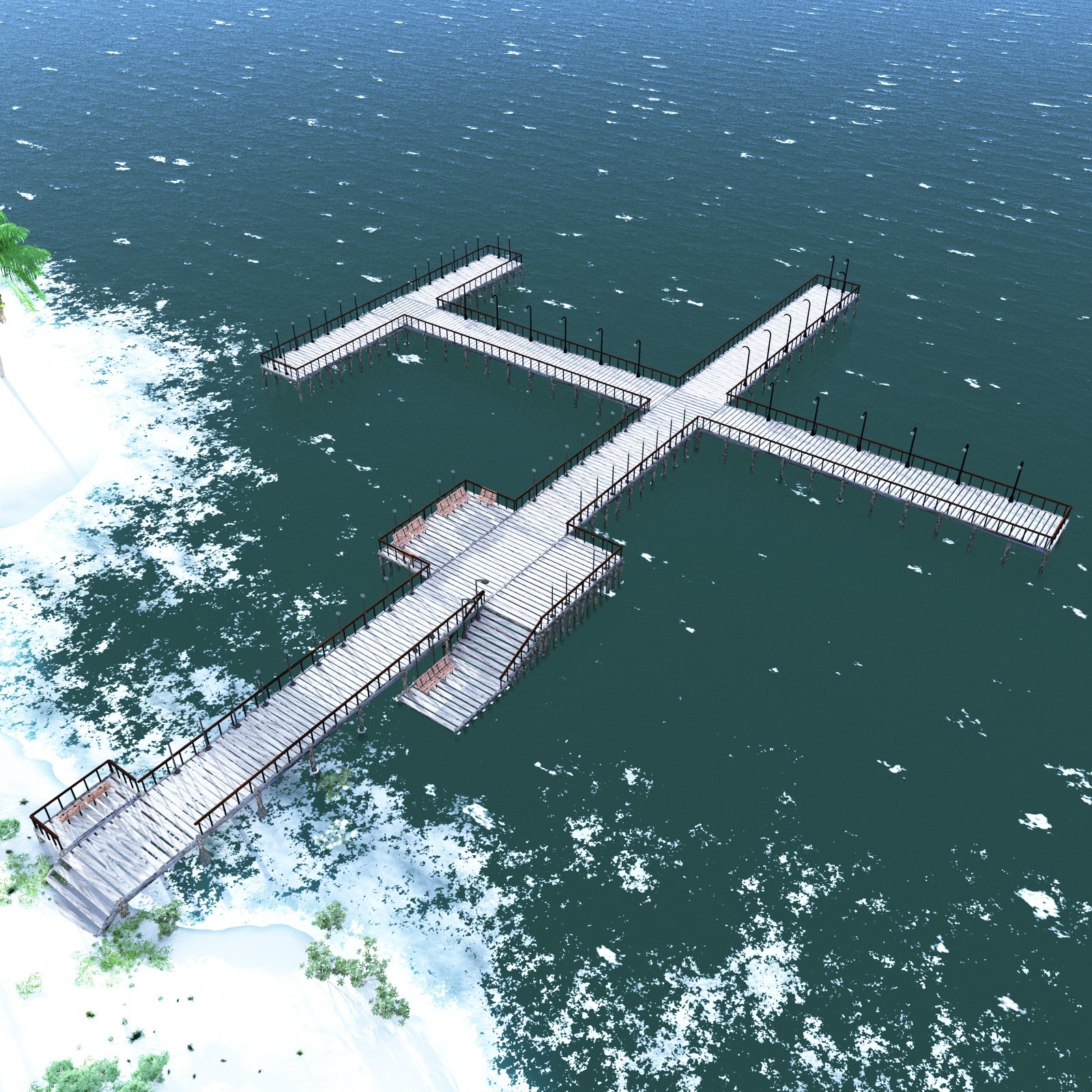EVERYPlant Modular Pier for Daz by N/A