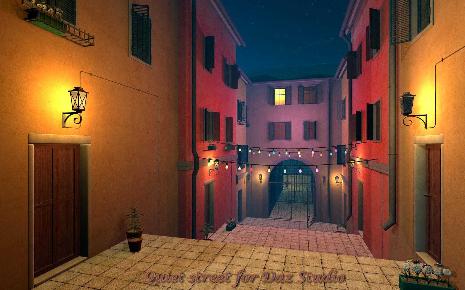 Quiet street for Daz Studio by N/A