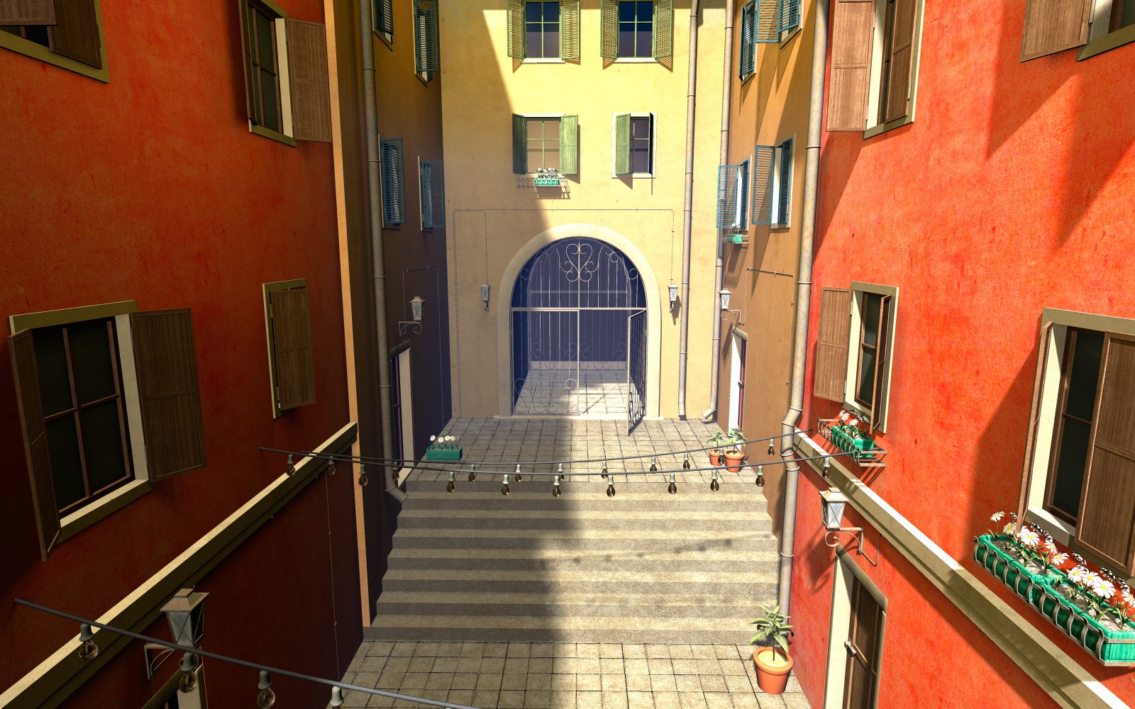 Quiet street for Daz Studio by N/A