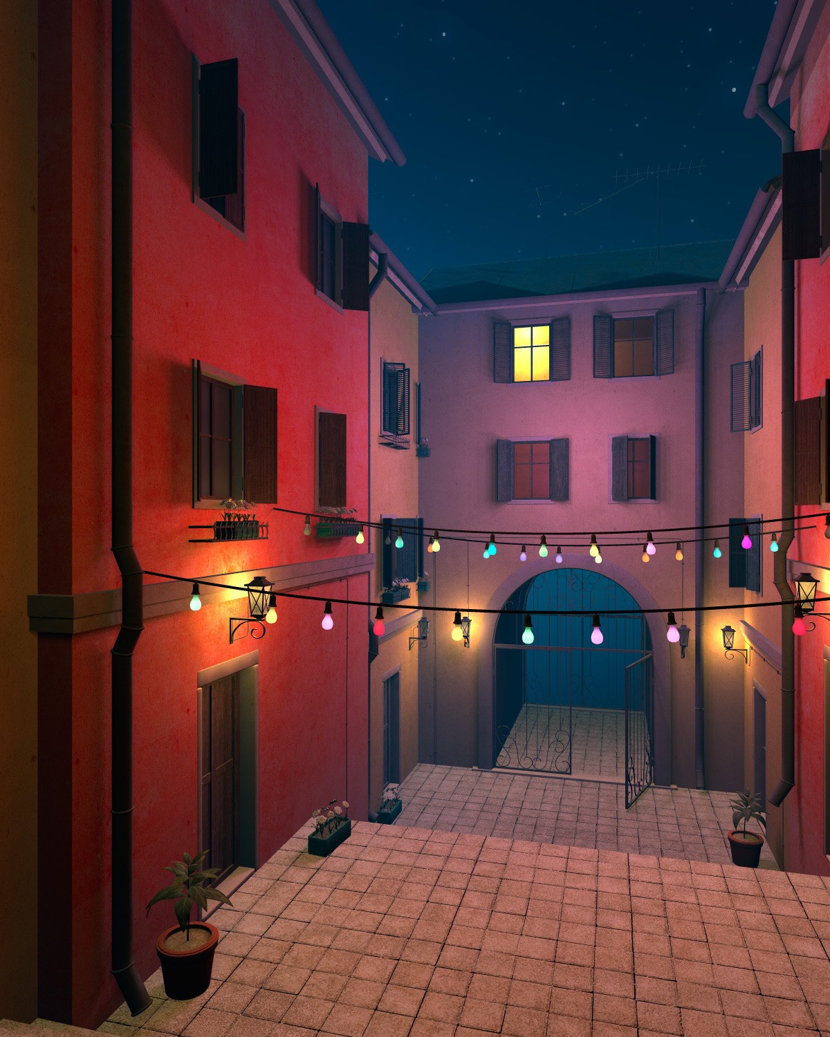 Quiet street for Daz Studio by N/A