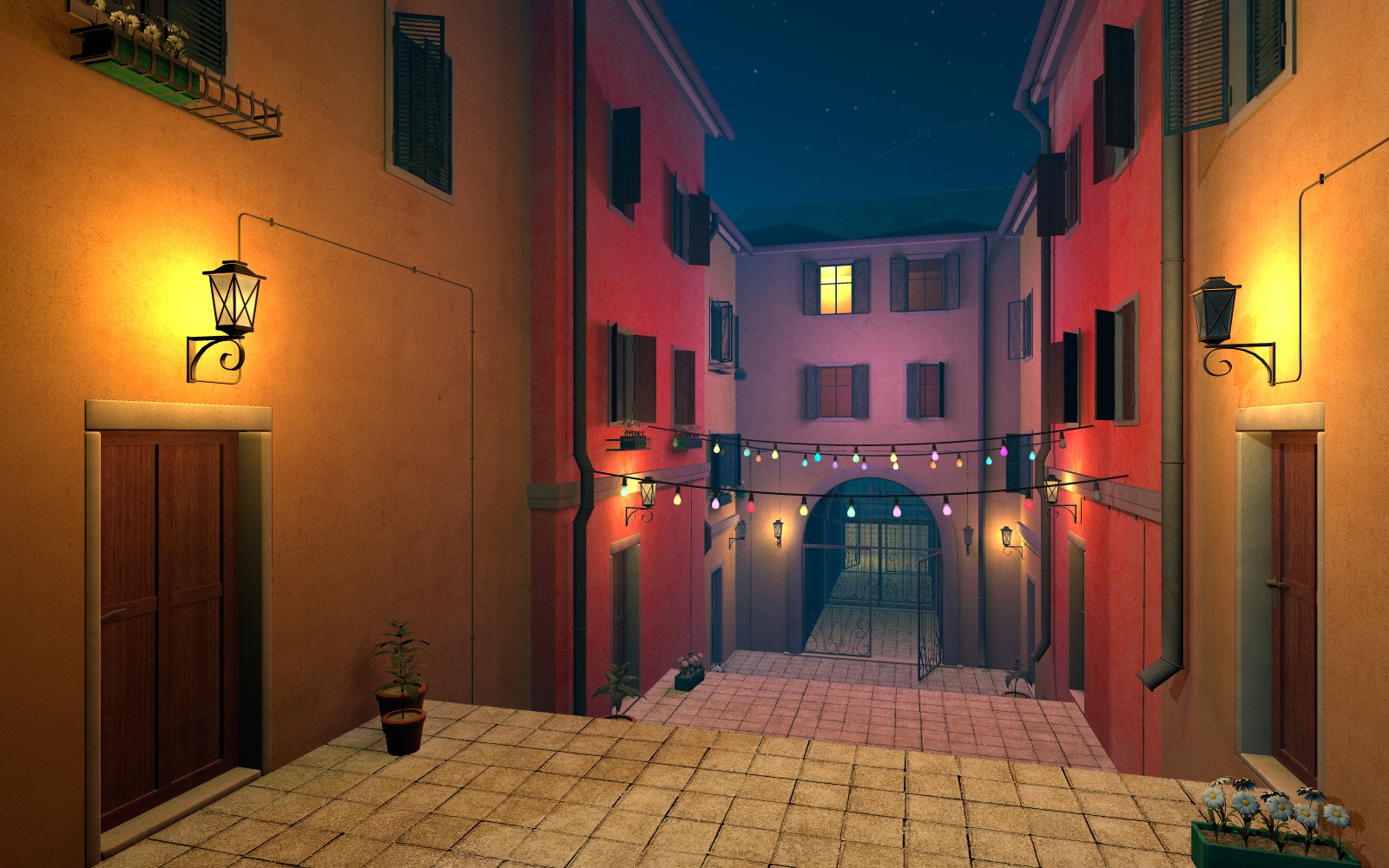 Quiet street for Daz Studio by N/A