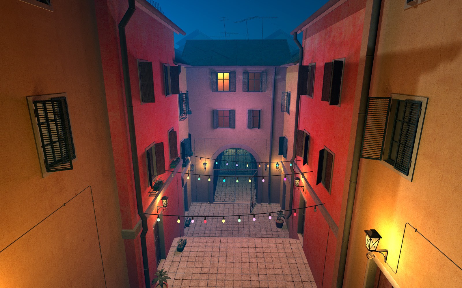 Quiet street for Daz Studio by N/A