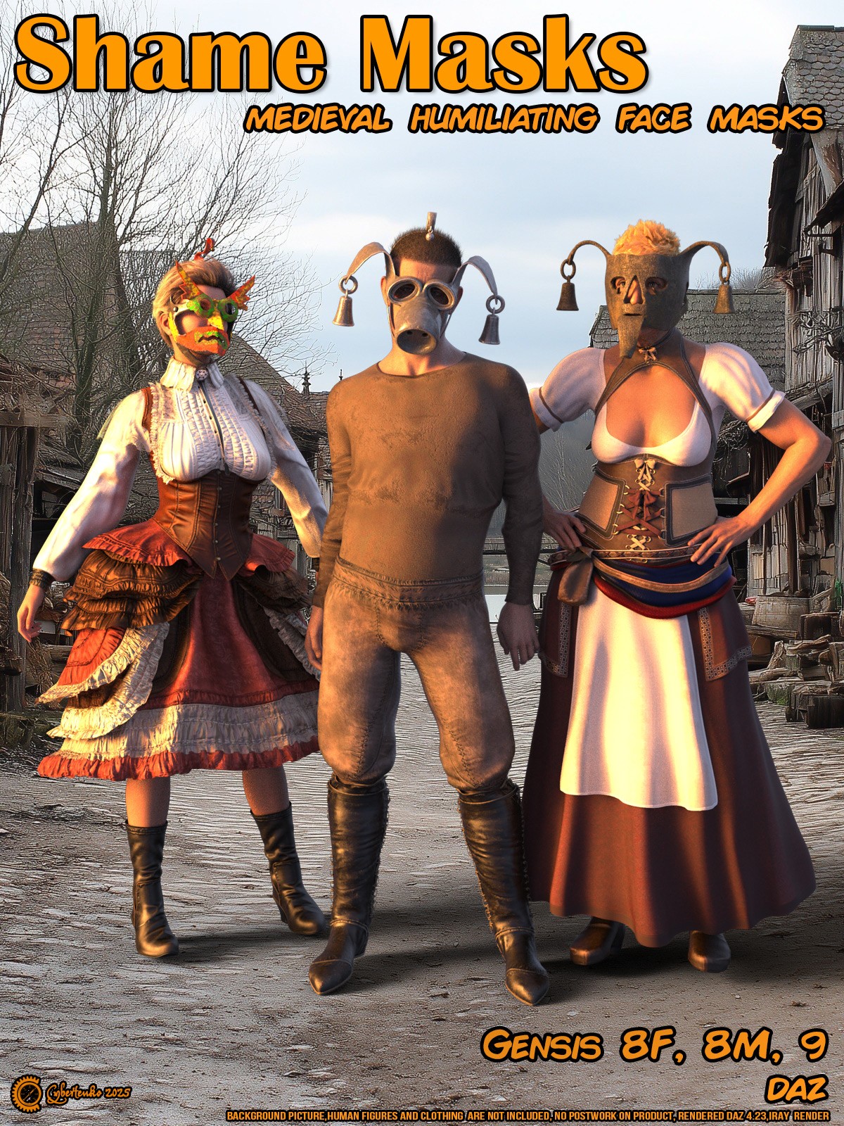 Shame Masks - Medieval Humiliating Device by N/A