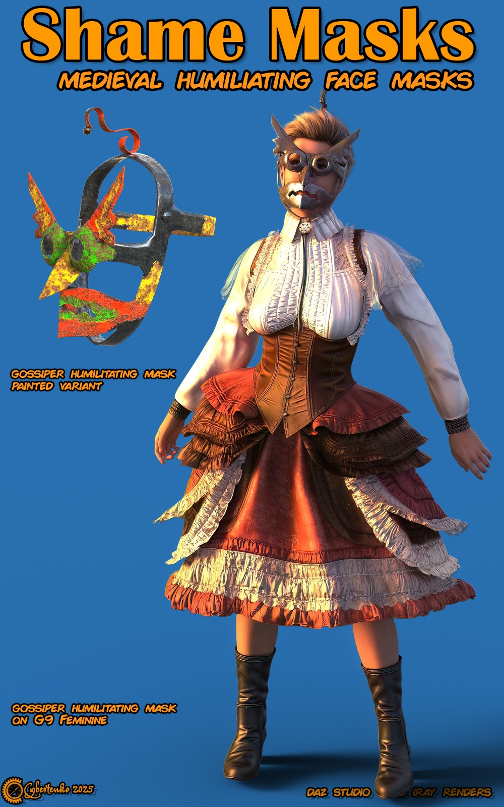 Shame Masks - Medieval Humiliating Device by N/A