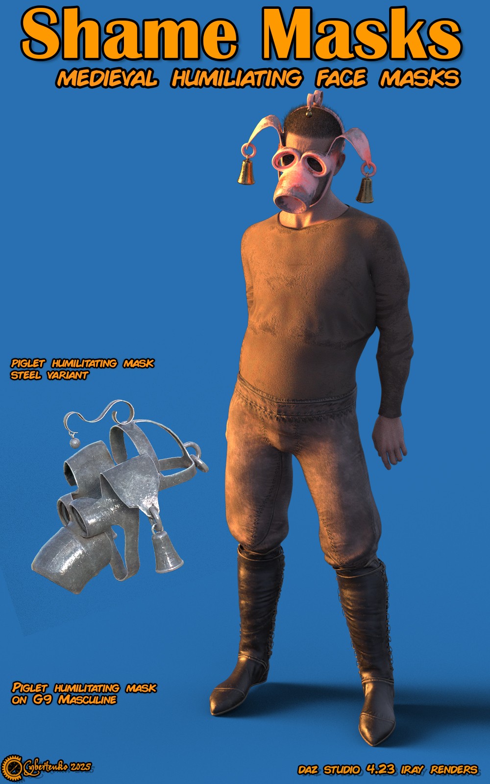 Shame Masks - Medieval Humiliating Device by N/A