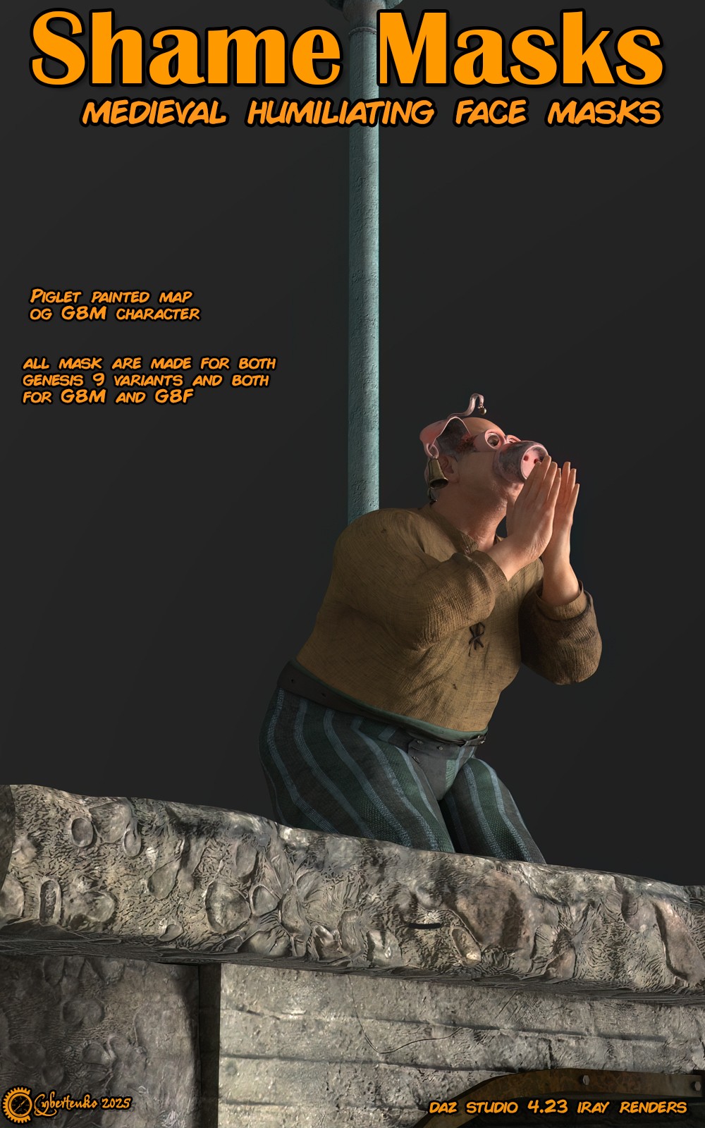 Shame Masks - Medieval Humiliating Device by N/A