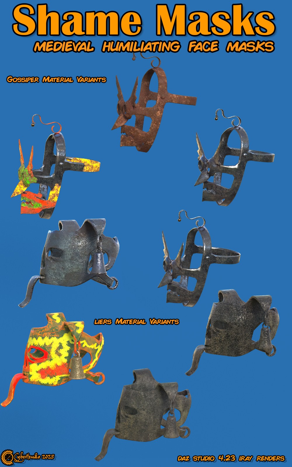 Shame Masks - Medieval Humiliating Device by N/A